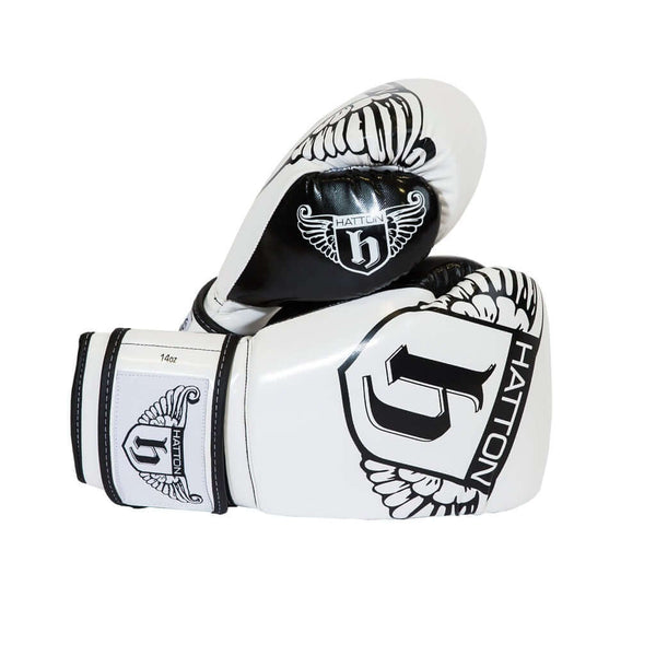 Hatton PU Cool Flow Fitness Glove in White (8 - 14Oz)