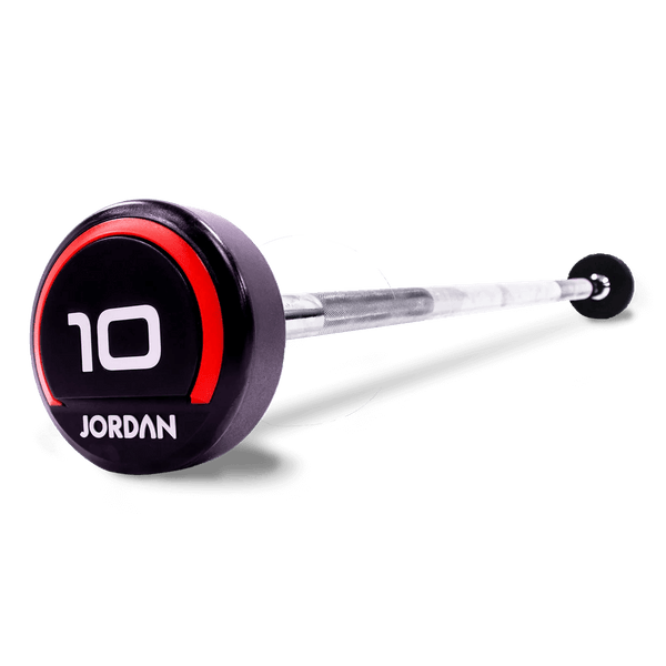 JORDAN Urethane Barbell with straight bar (10 - 45Kg)