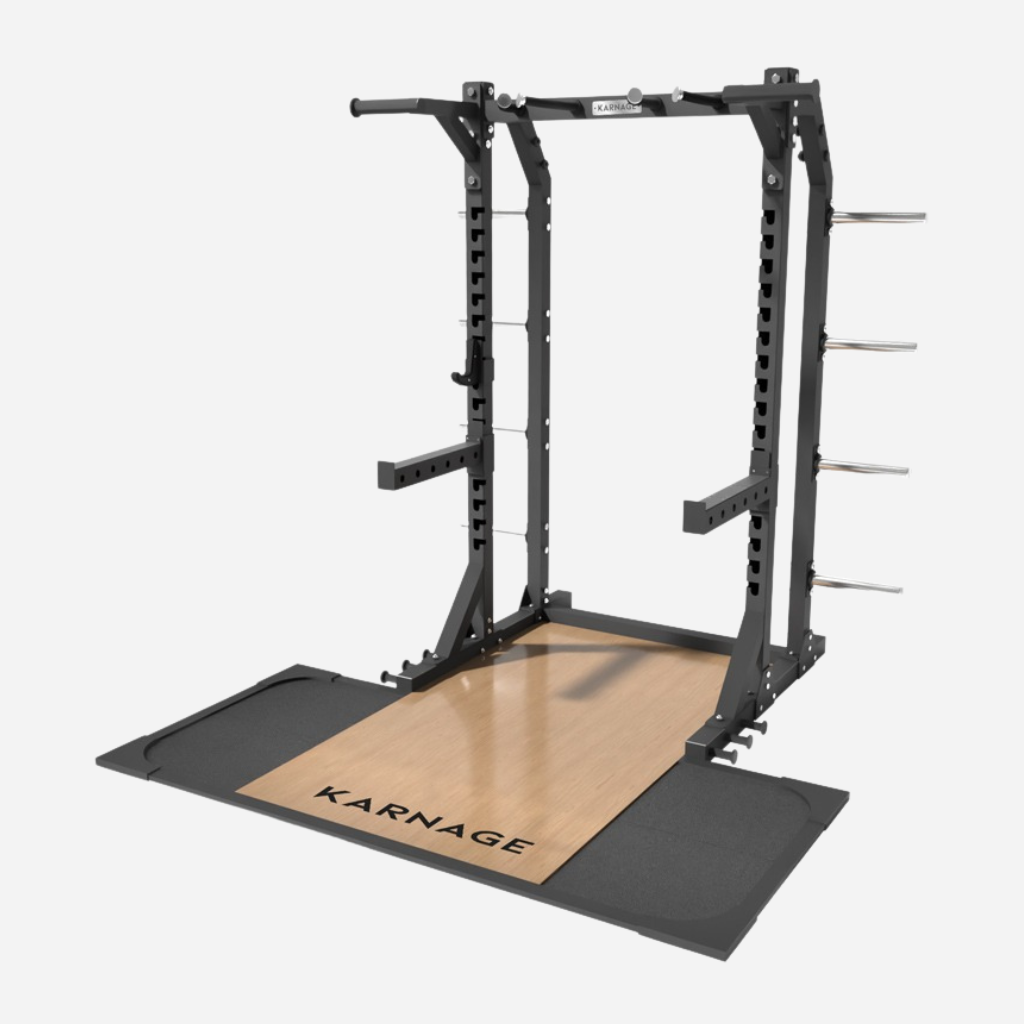 Karnage Half Rack with 50mm Platform – Commercial Power Rack – StrengthX