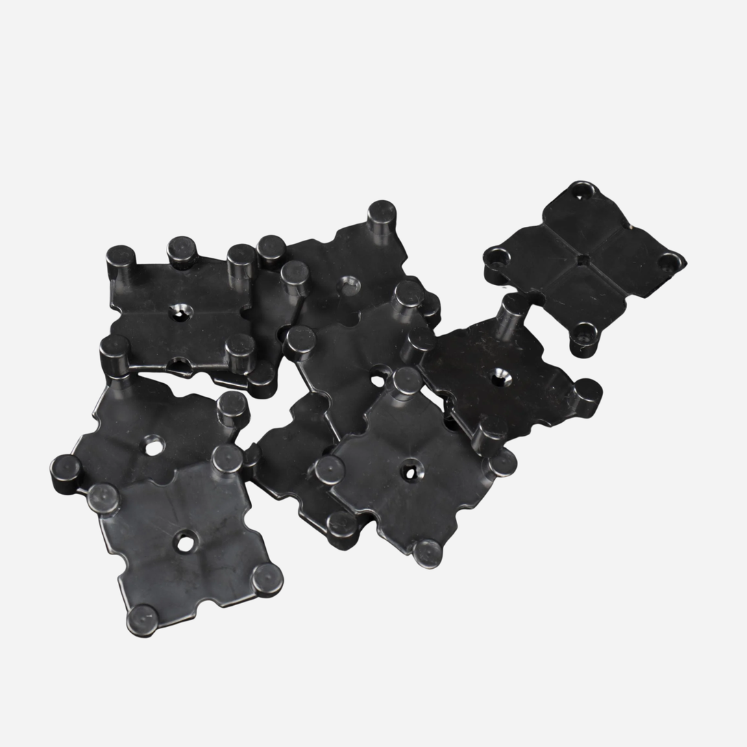 Karnage Proflexa Interlocking Gym Floor Tile Connectors - Pack of 10 ...