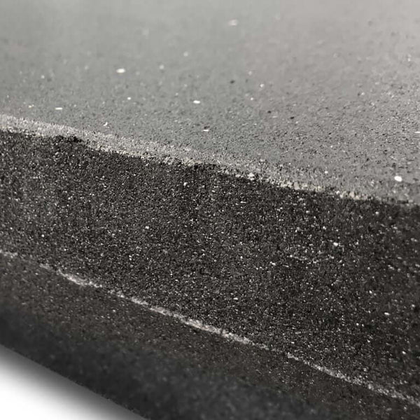 MYO Rubber Black Tile (High Density Shock) 1000mm x 1000mm x 40mm