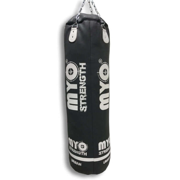 MYO Punch Bag - Heavy Duty Straight 5ft - Leather (Urban)