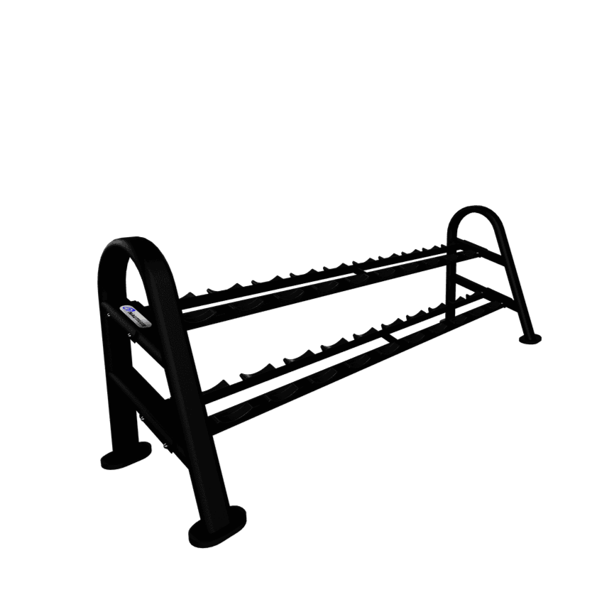 Nautilus Instinct Dumbbell Rack 10-pair / 2 Tier – StrengthX