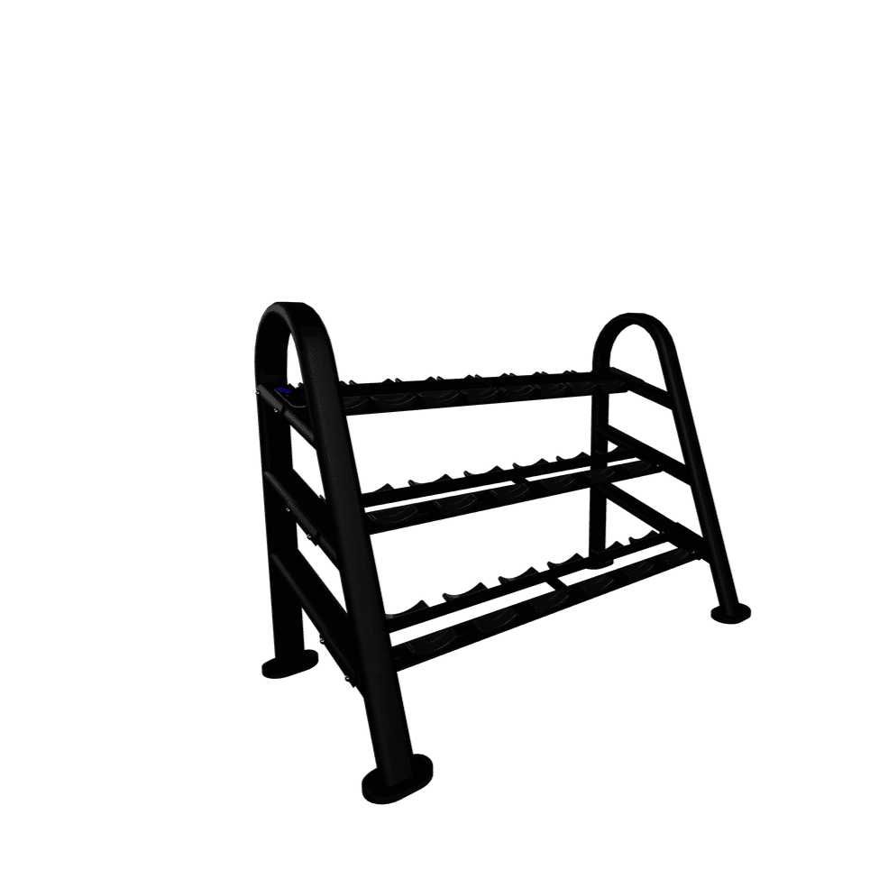 Nautilus Instinct Dumbbell Rack 10-pair / 3 Tier – StrengthX