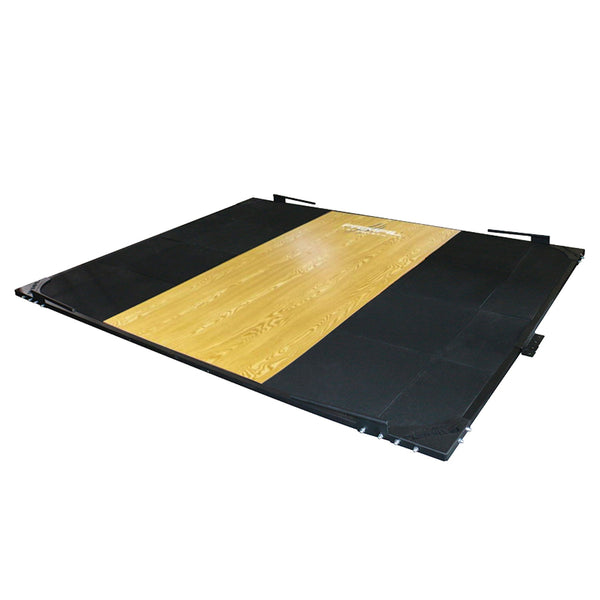 Primal Pro Series Wood & Rubber Platform Lifting Platform Including Frame and Band Handles