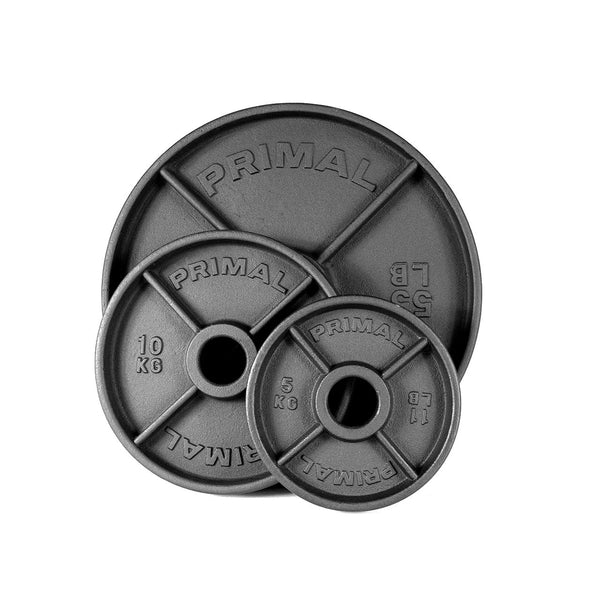 Primal Pro Series "Deep Dish" Olympic Weight Plate Set - 155kg