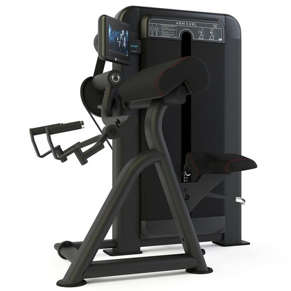 Premium Line Selectorised Bicep Curl with 10.1in Touchscreen Console