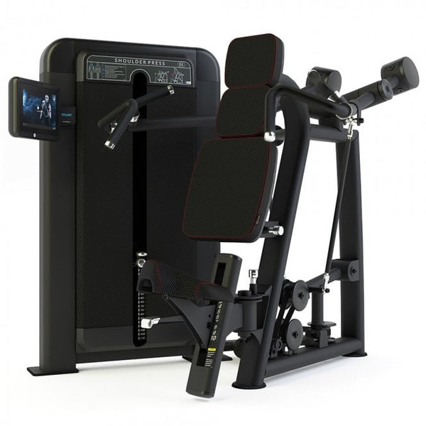 Premium Line Selectorised Shoulder Press with 10.1in Touchscreen Console