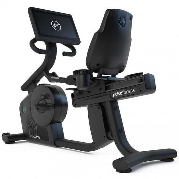 Premium Recumbent Bike with 18.5in Touchscreen Console